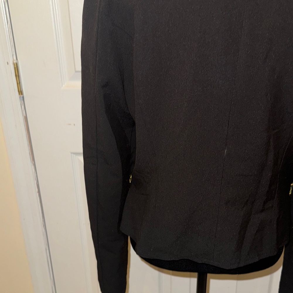 2B Bebe Black Asymmetrical Blazer - Picture 10 of 14